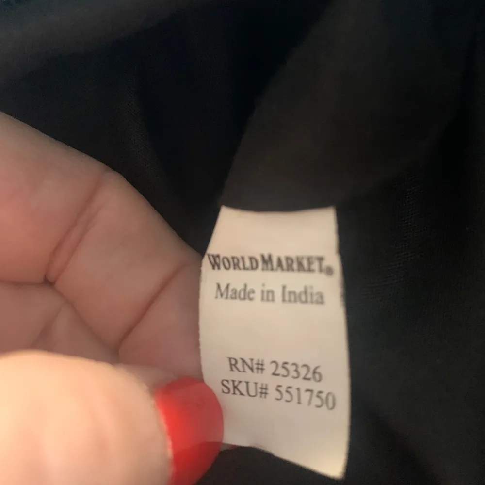 Women’s Boho World Market Bag Black - Image 6