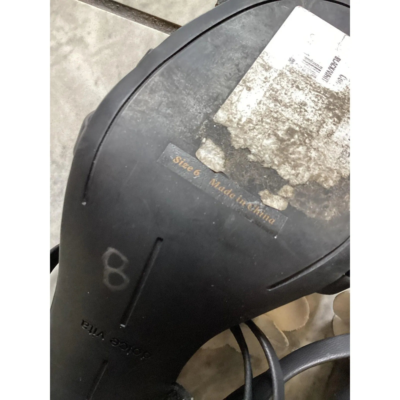 Dolce Vita Sandals Womens Size 6 Black White Floral Block Heel Strappy Slip On - Image 5