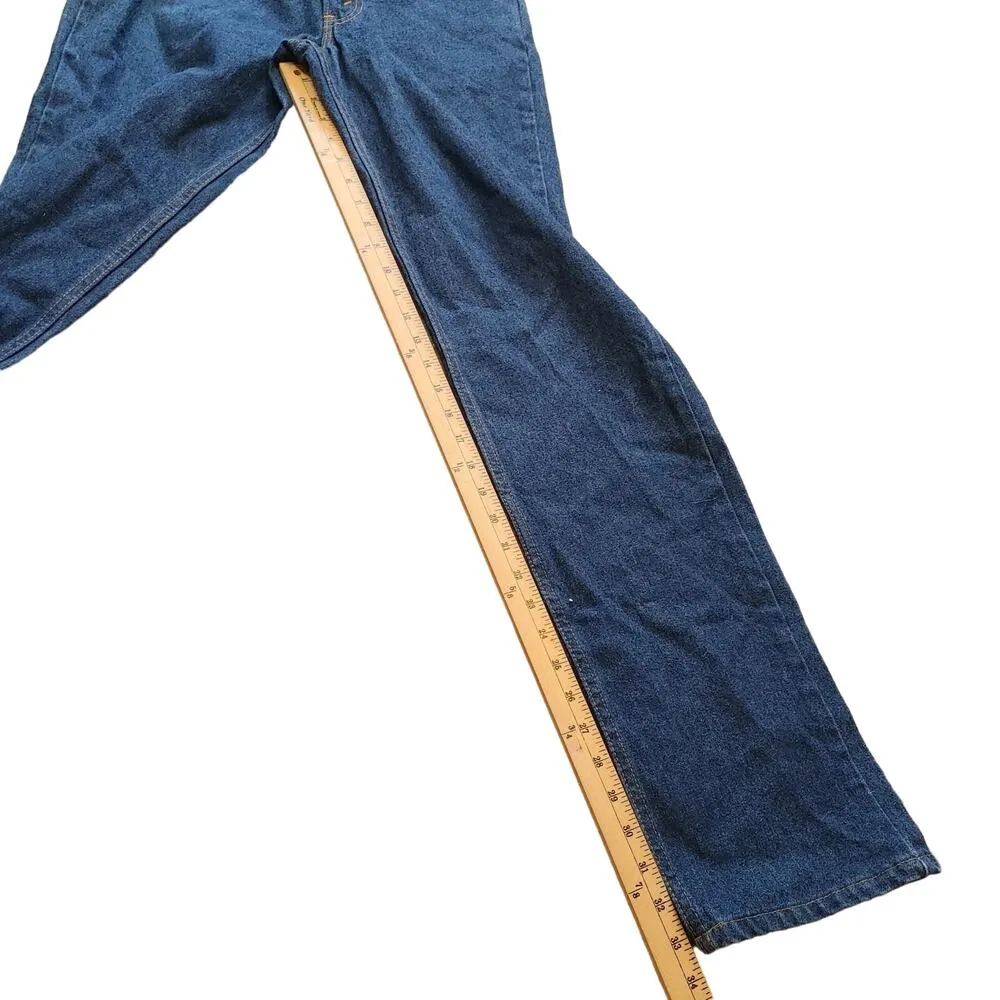 Levi Straus 506 Size W 32 L 34 Heavy Duty Cotton Jeans Straight Leg Levi's Blue - Image 6