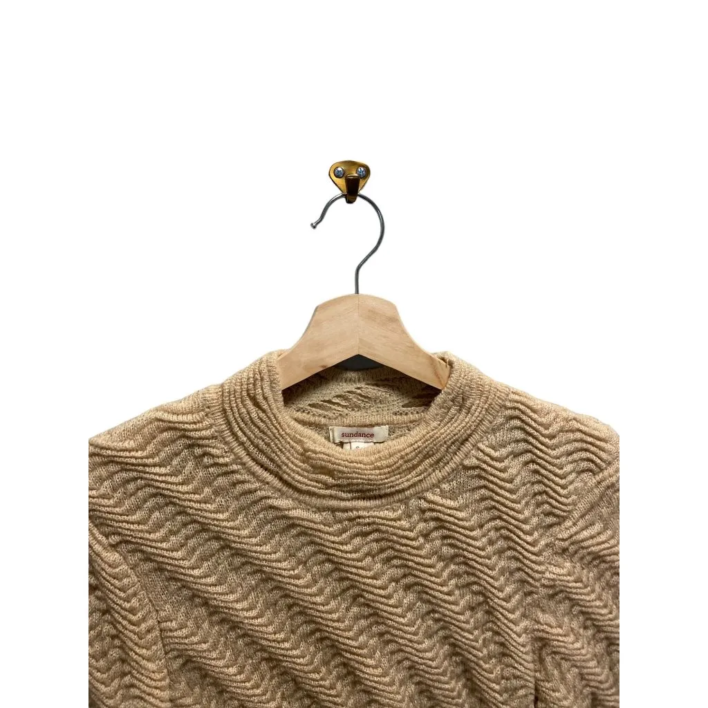 Sundance Turtleneck Sweater Beige Size S - Image 7