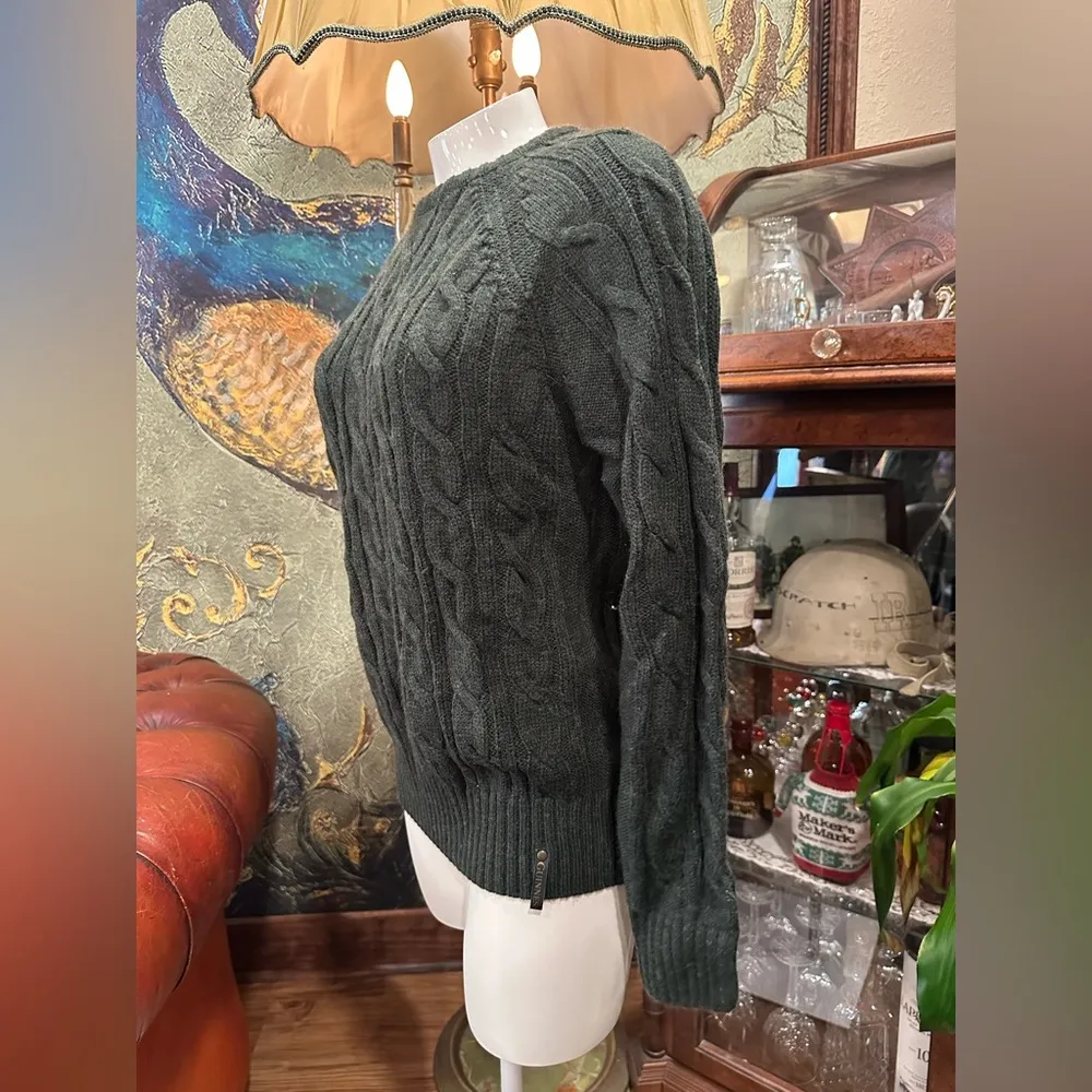 NWOT ORIGINAL Guinness Cable Knit Sweater - Dark Green - Image 3