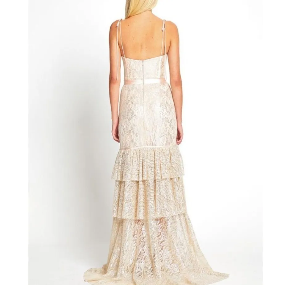 NWT Alice‎ McCall Sandstorm Wedding Gown Lace Dress US 2 Mermaid $995 - Image 12