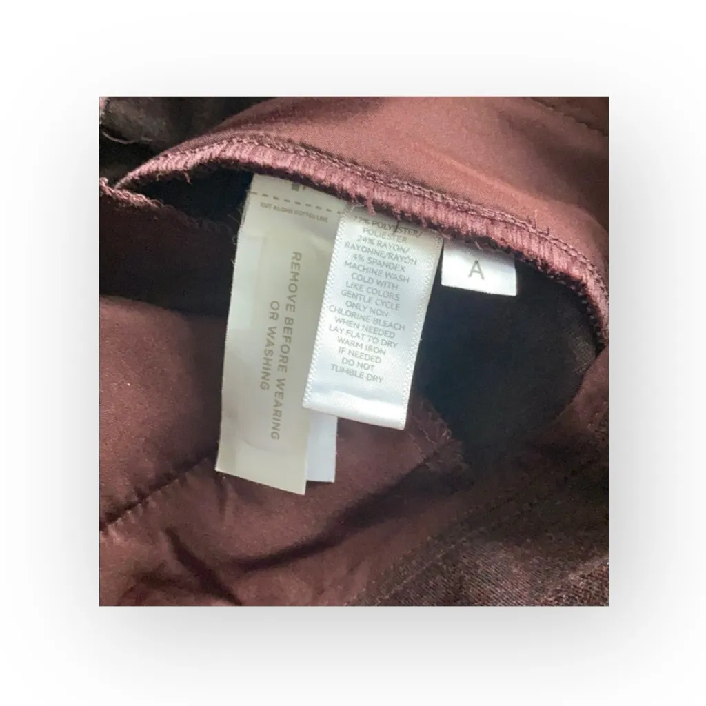 new Ann Taylor Loft ❤︎ Ponte Pant Skinny Stretch Pants ❤︎ Heather Burgundy ❤︎ 4 - Image 9