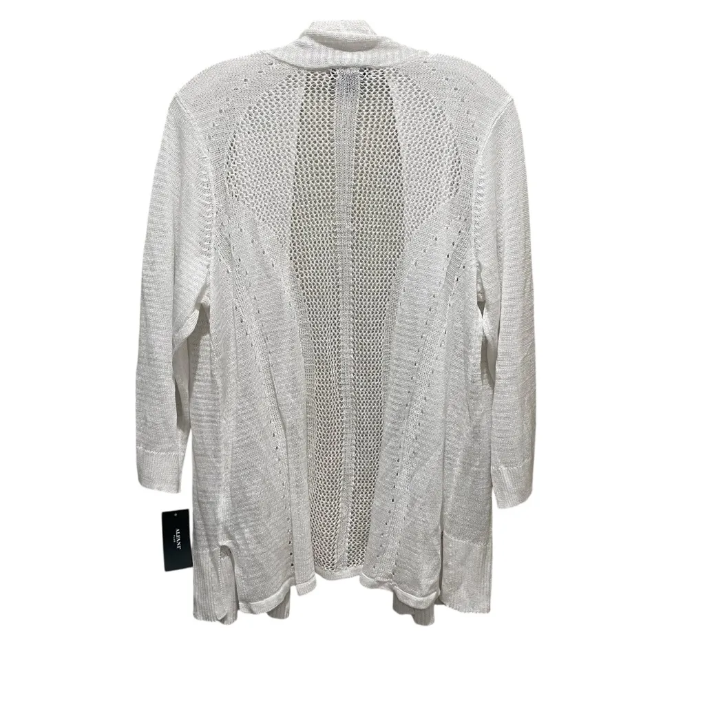 Alfani Bright White Open Front Cardigan Sweater Plus Size Women’s 1X NWT - Image 9