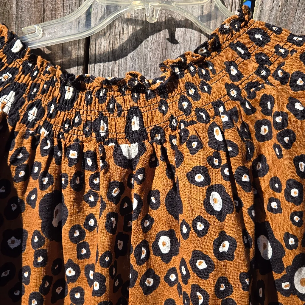 Ivy Jane Print Blouse Top S/M - Image 8