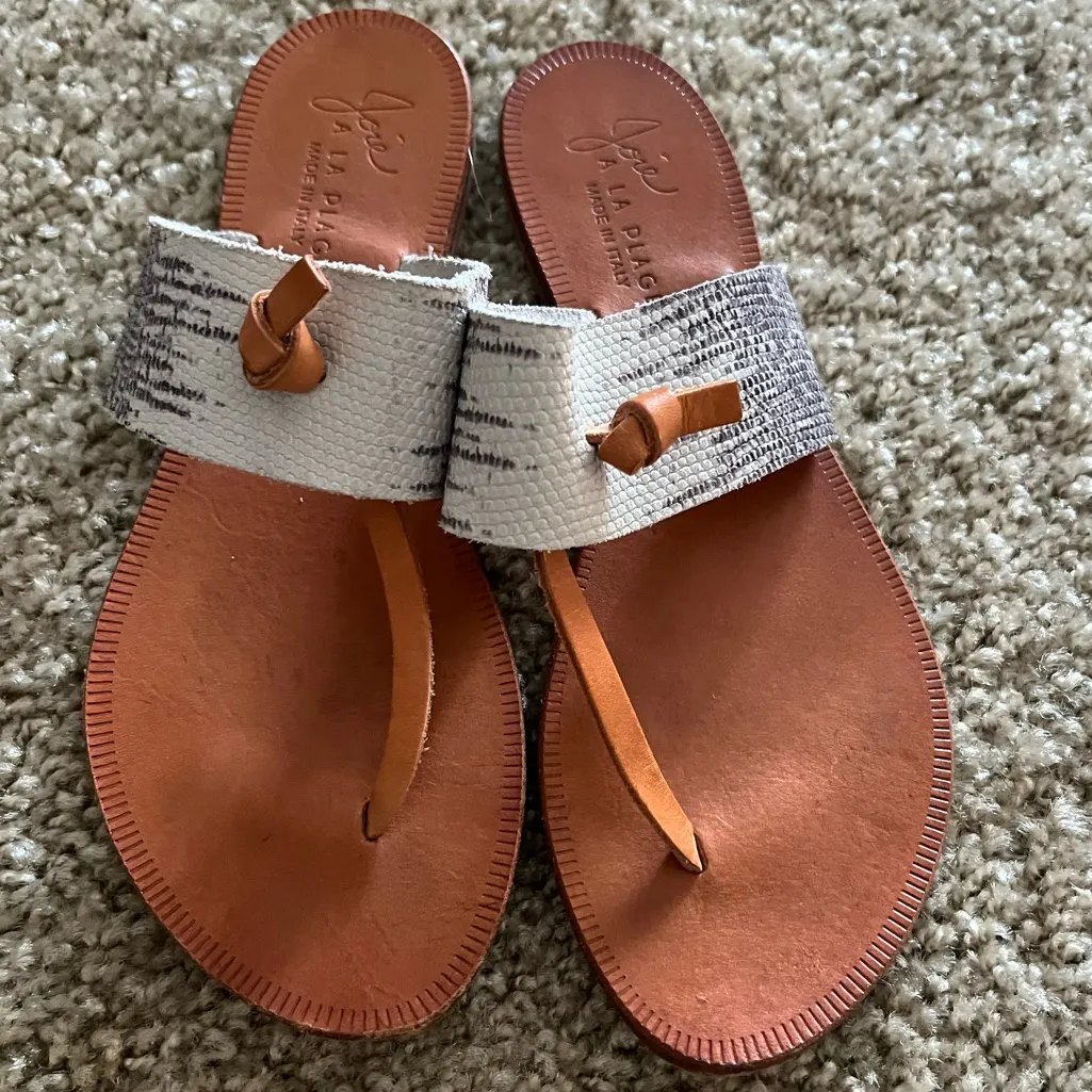 Joie A La Plage ‘nice’ thong sandal 36.5 Made‎ in Italy - Image 2