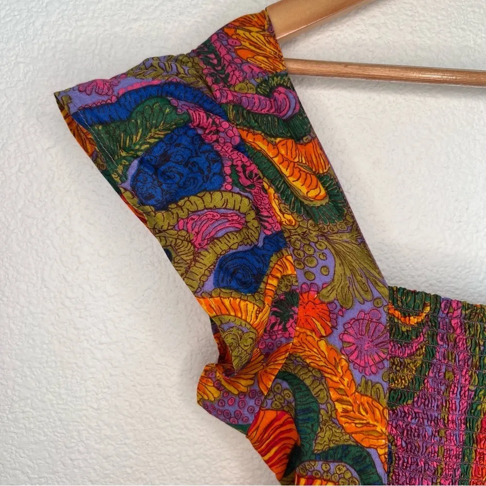 House of Harlow 1960 multicolored tie back viral dress extra small Size XS - Image 14