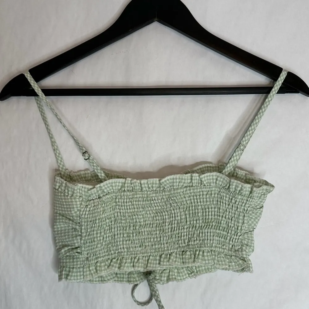 Princess Polly Tidelands Gingham Check Print Crop Top Only US Size 4 - Image 8