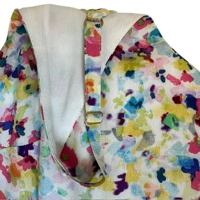 CABi‎ #321 Meadow Ditsy Watercolor Sleeveless Floral Print Sundress Size Med - Image 10