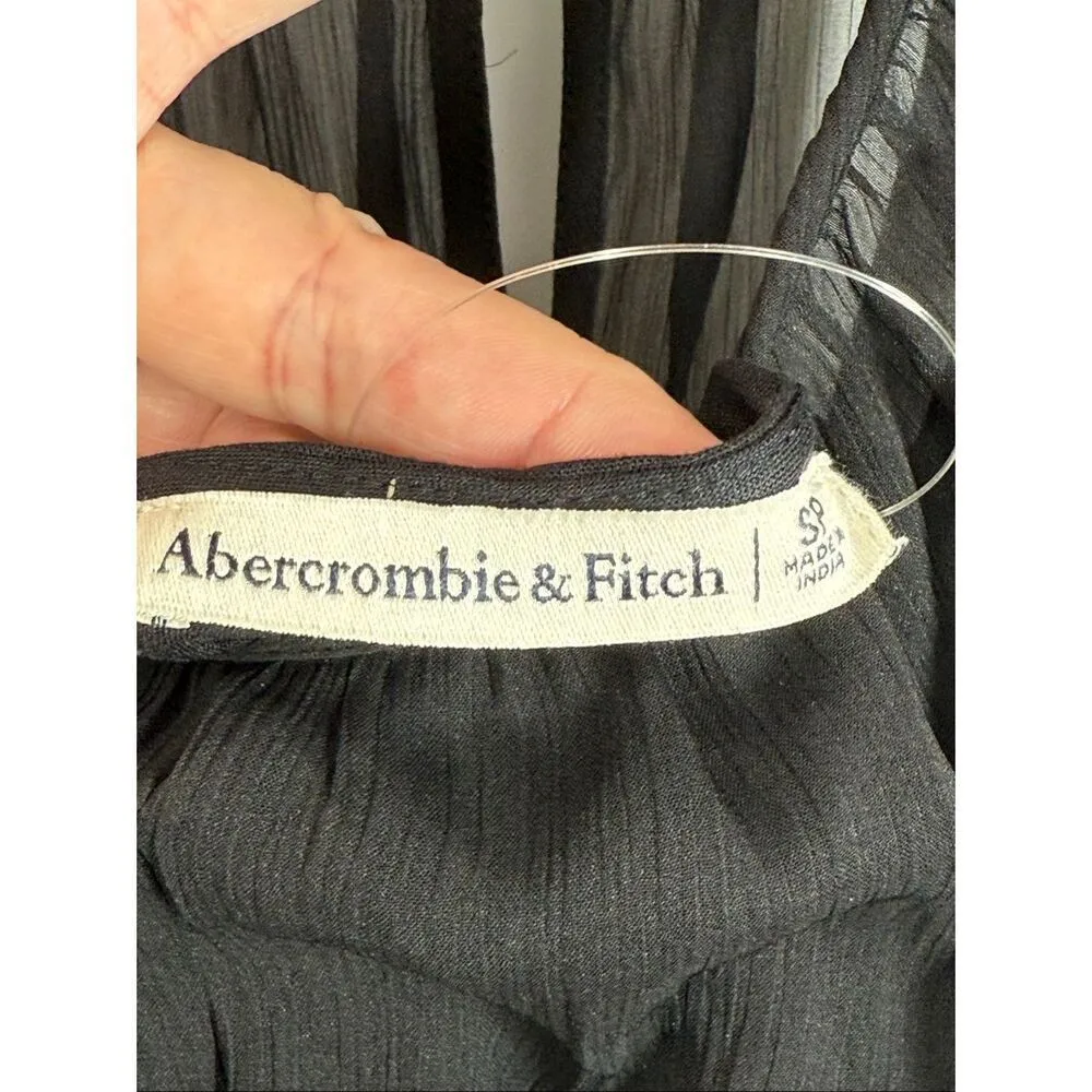 Abercrombie & Fitch Women dress black sheer overlay tank size small NWT - Image 5