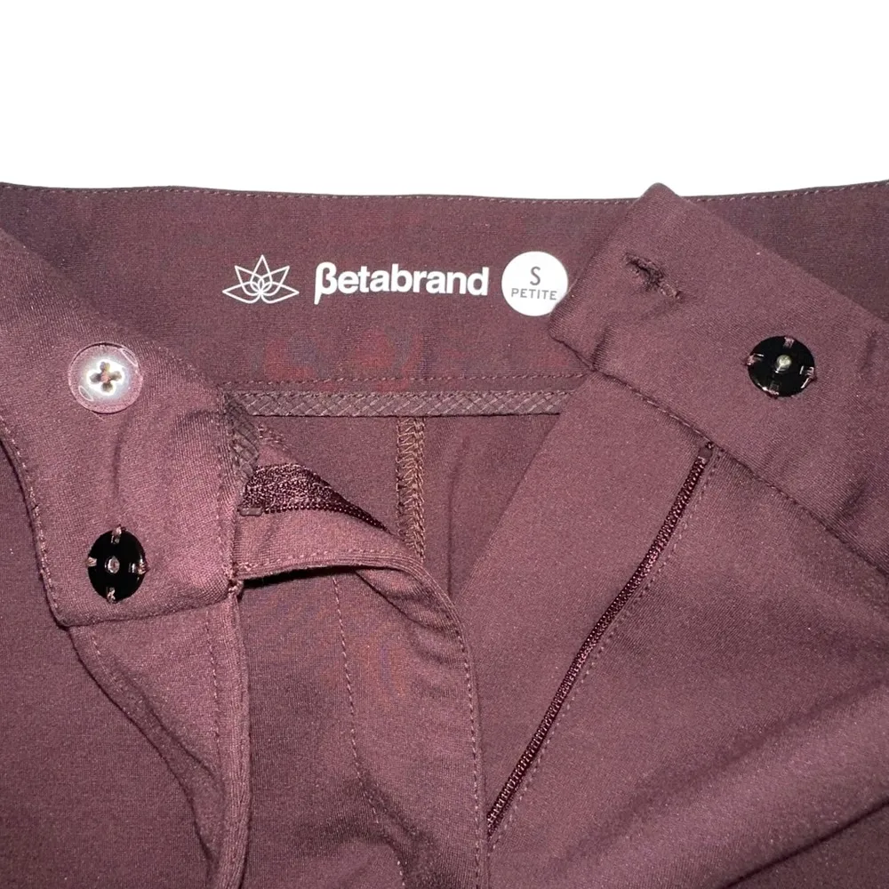 Betabrand Sashe Ponte Work Yoga Belted Anke Pants SMALL PETITE - Image 4