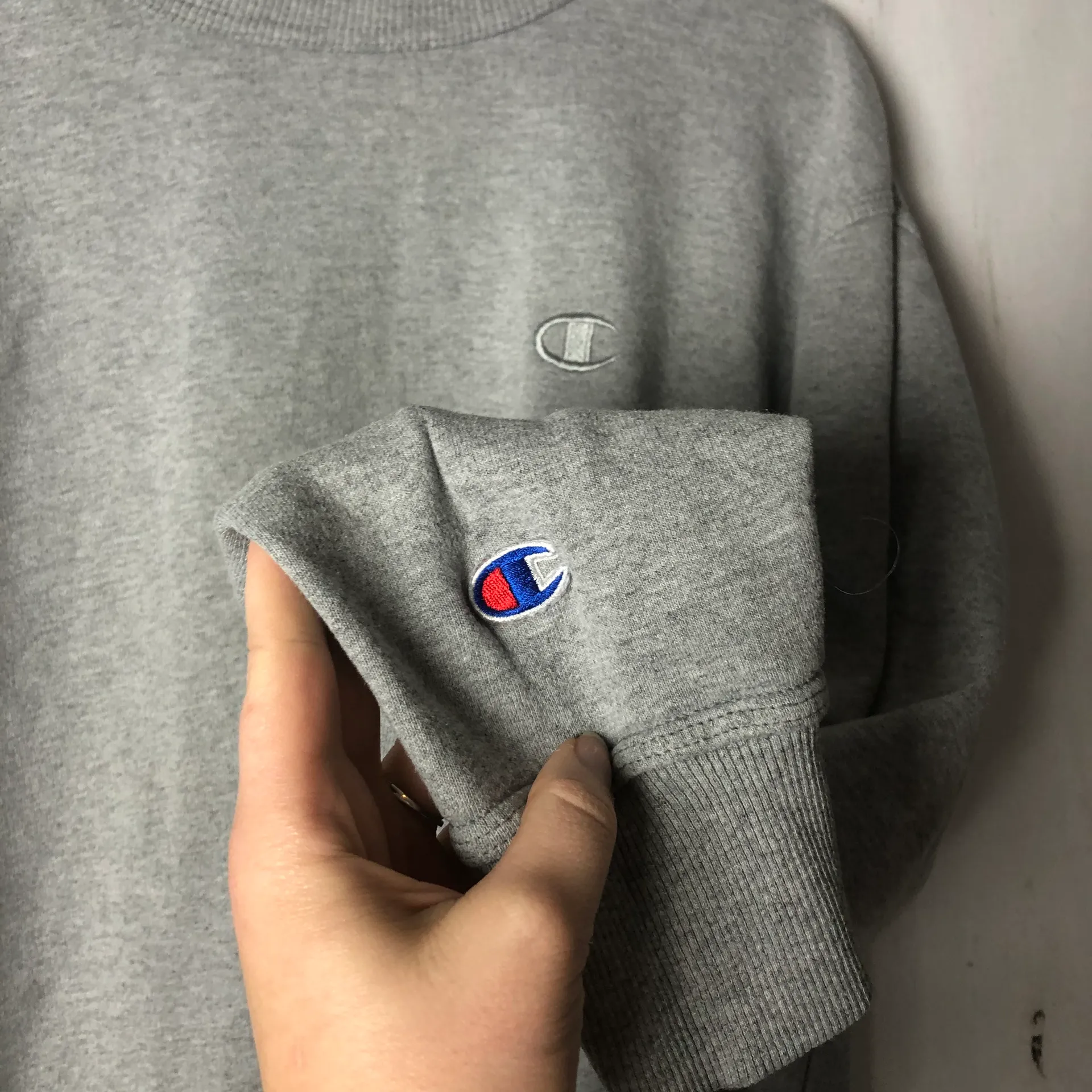 Champion Grey  Crewneck - Image 3