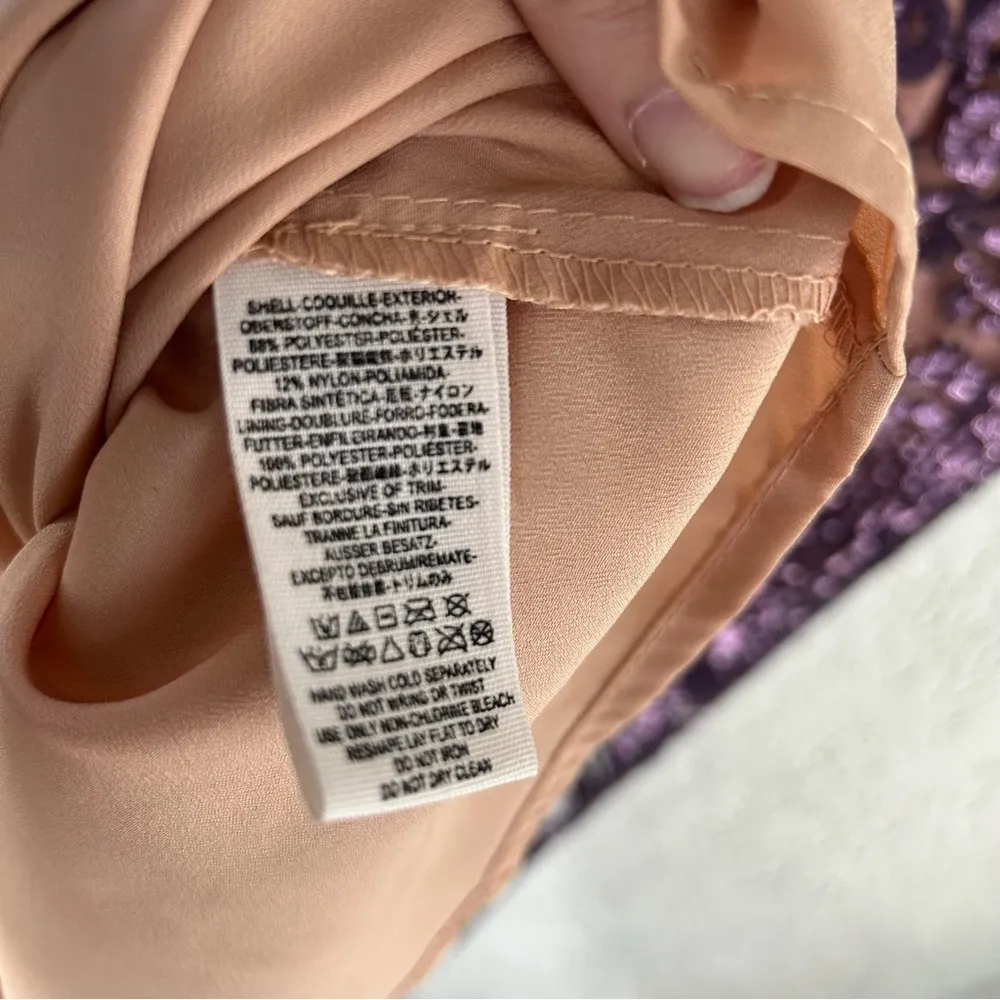 Free People | Night Shimmers Sequin Party Mini Dress Purple Size 2 - Image 9