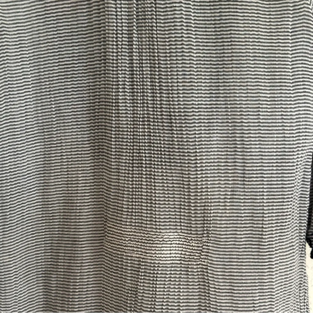 Soft Surroundings Embroidered Small Striped Tunic Top Western Aztec Boho Artsy - Image 15