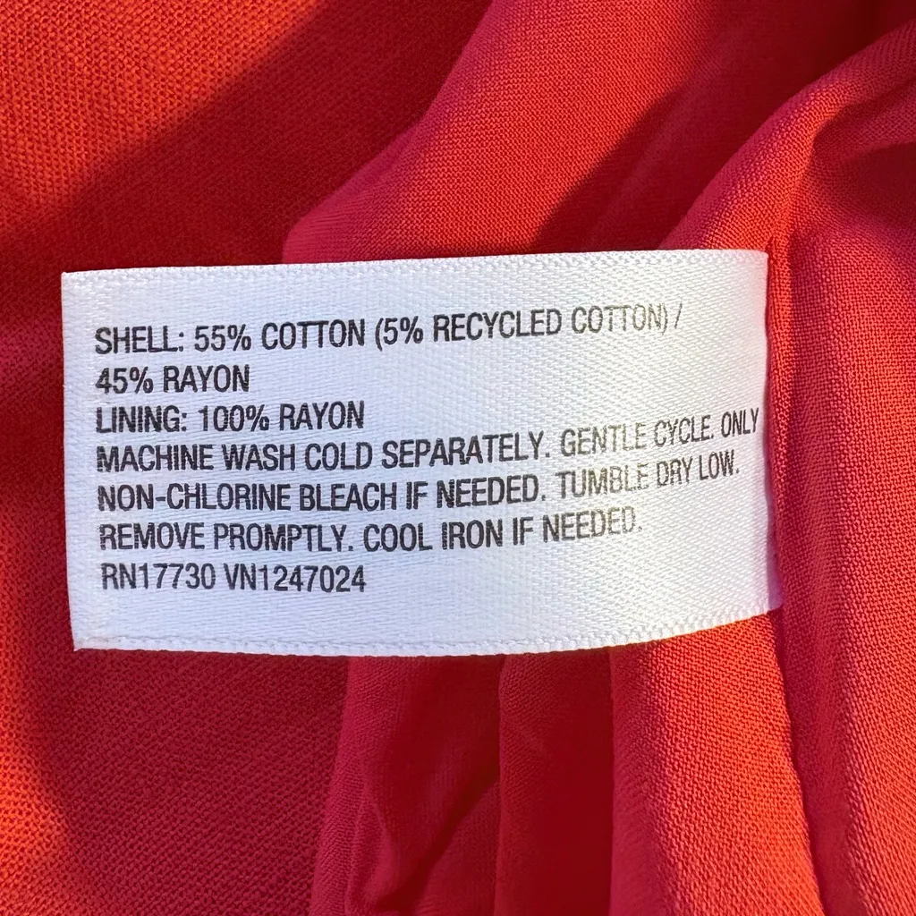 NWT Kate Spade New York x Target Scalloped Hem Shift Dress – Poppy Red Sz L🧡 - Image 10