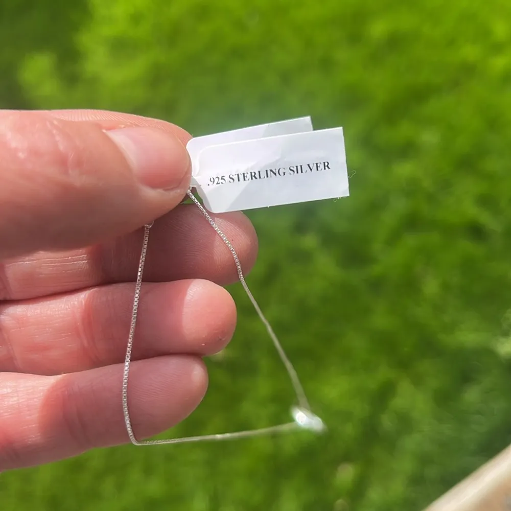 Sterling silver I love you to the moon and back necklace NWT 18in - Image 6