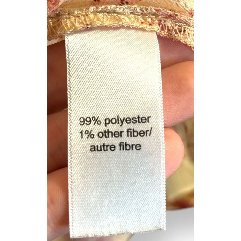 Maurices Women’s Long Floral Sheer Open Front Duster Kimono sz XL Boho Whimsical - Image 4