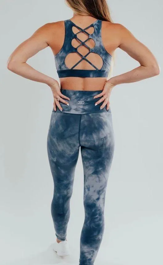 J80 Fit Washed Dye Leggings - Image 2
