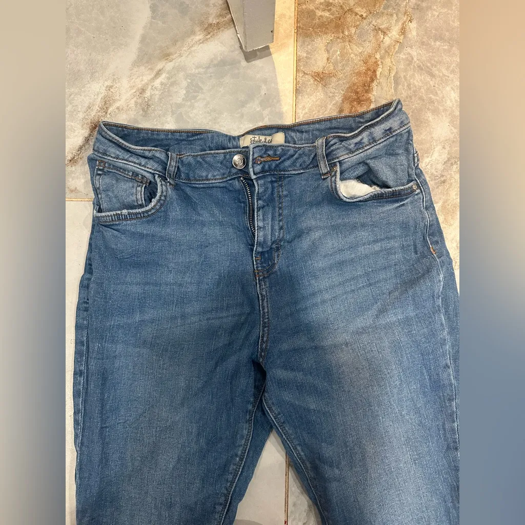 Style & Co. Blue Straight Leg Jeans - Image 4