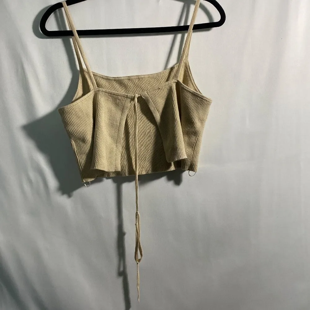 Kendall and Kylie open back crop top backless - Image 2