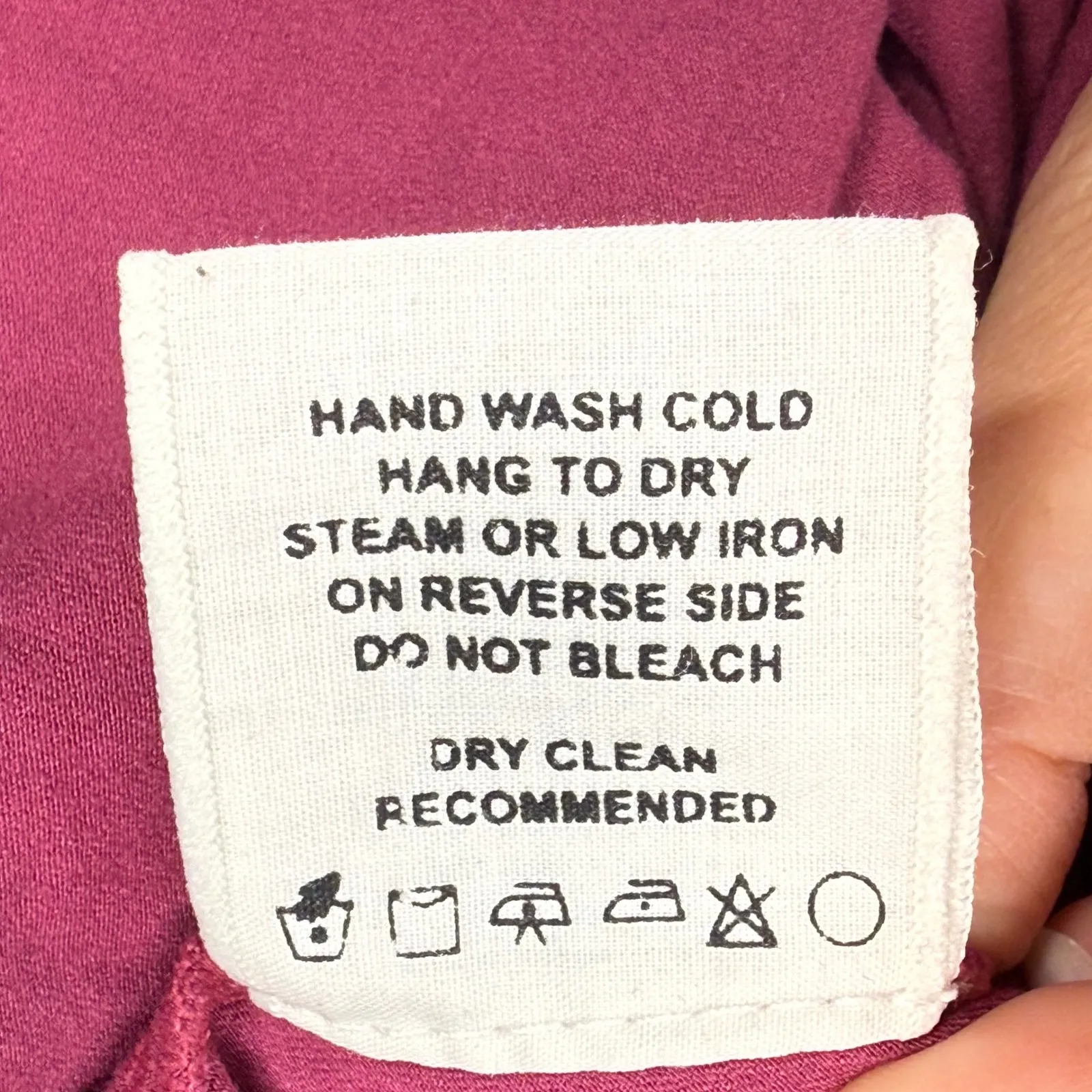 Bel Kazan Maxi Dress Long Sleeve Pink Black Print Casual‎ XS - Image 5