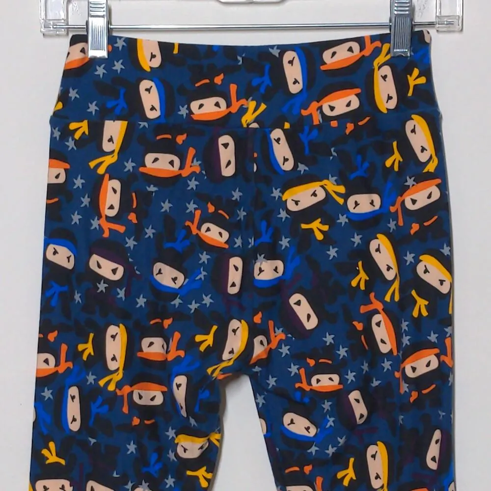 LuLaRoe Leggings in Ninja Print – One Size - Image 5