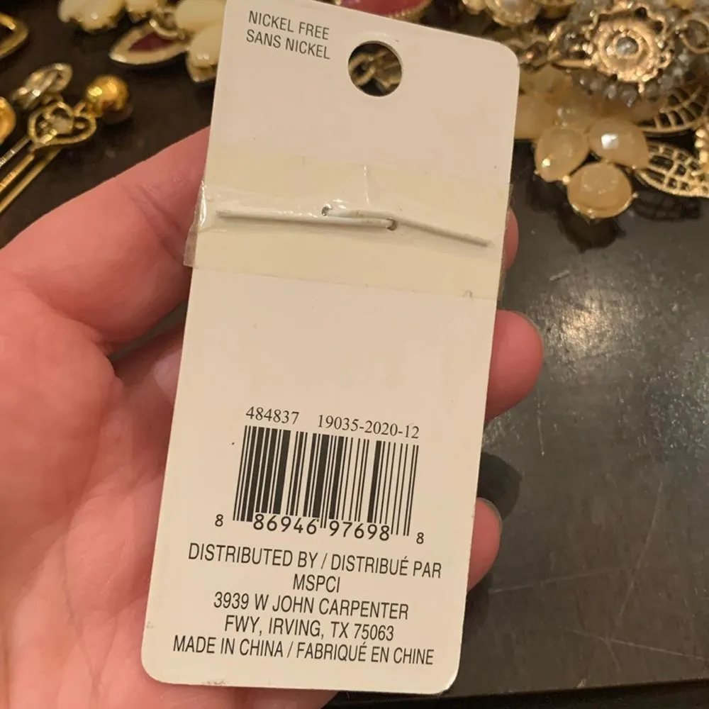 Green striped stone quartz pendant - Image 2