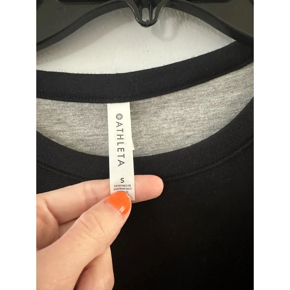 Athleta Dress Women's Small Black Gray Destina Reversible Mini Athletic - Image 4