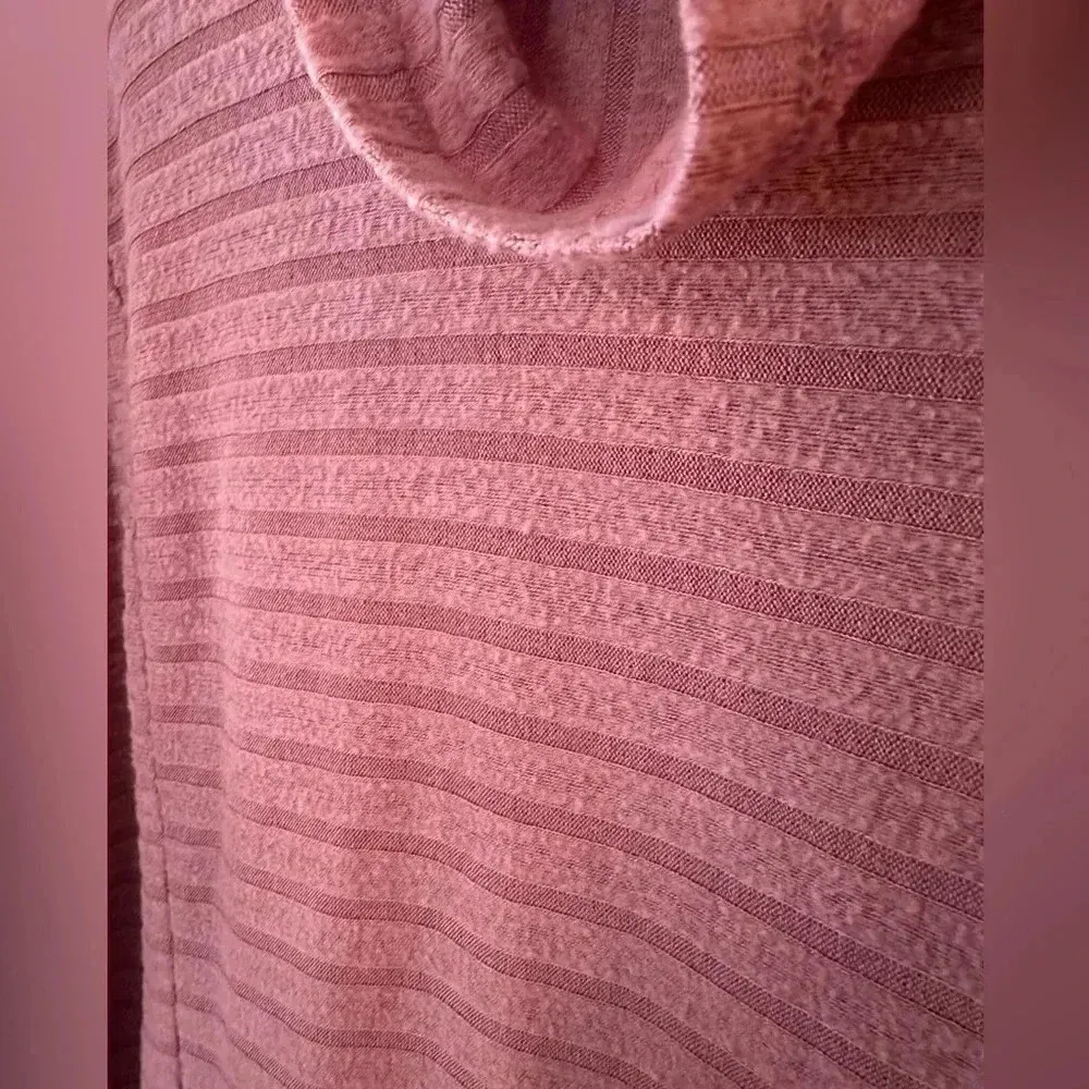 Retrology mauve long sleeved cowl neck sweater Pink Size L - Image 3