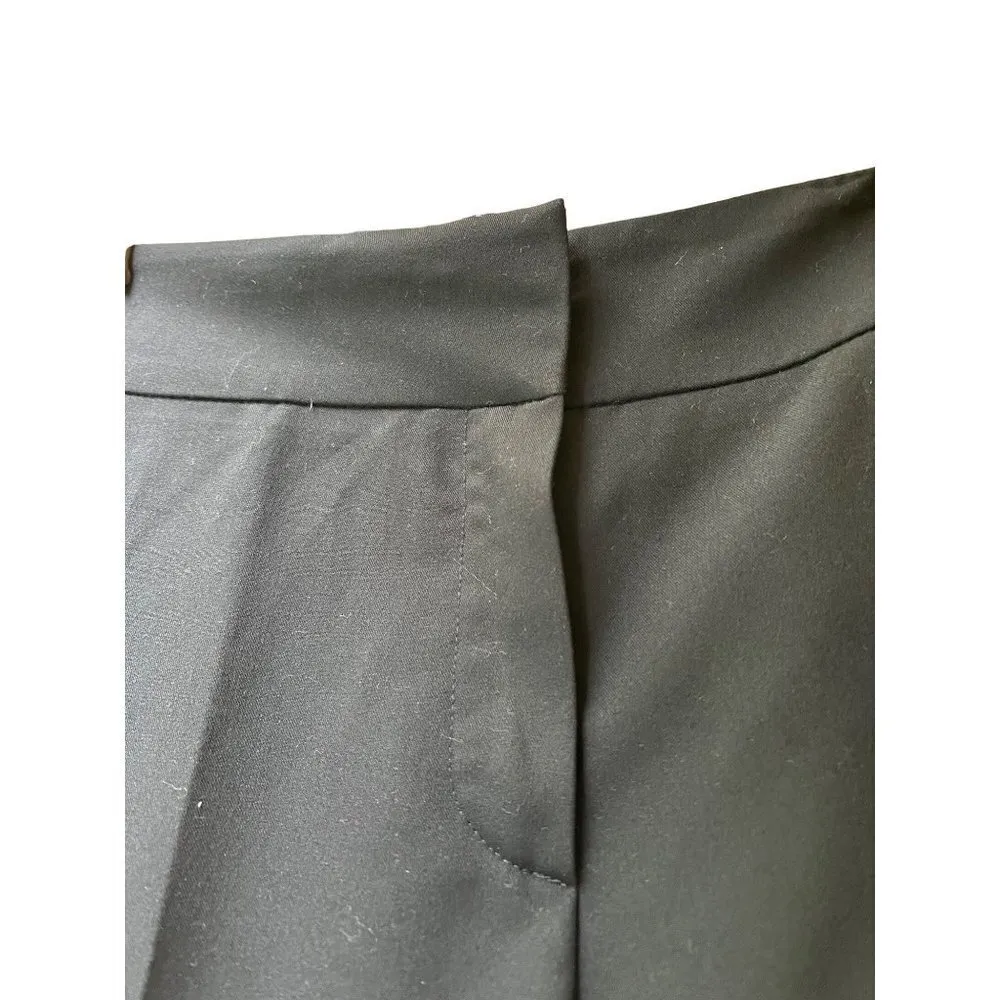 Bonpoint womens Italian navy straight leg dress slack pants size IT 36 Blue - Image 2