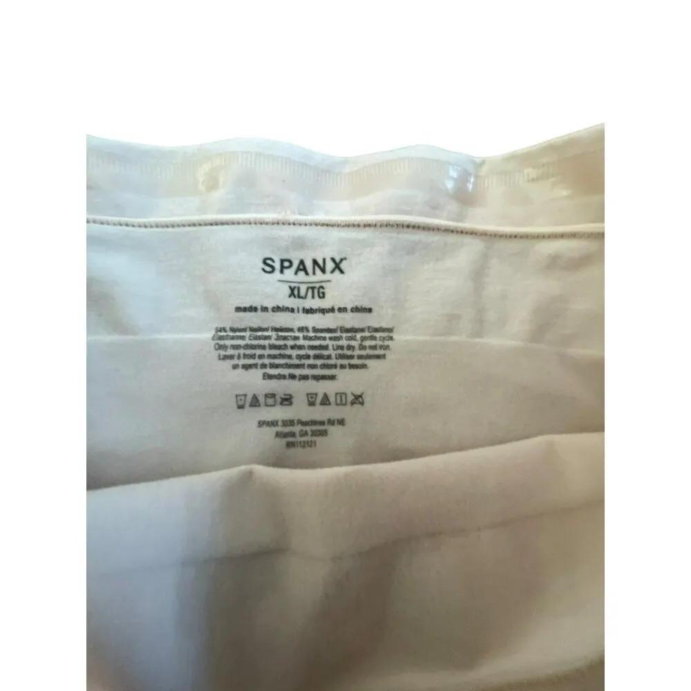 Spanx Higher Power High Waisted Tummy Control Shorts Size XL Shaper Nude Beige - Image 3