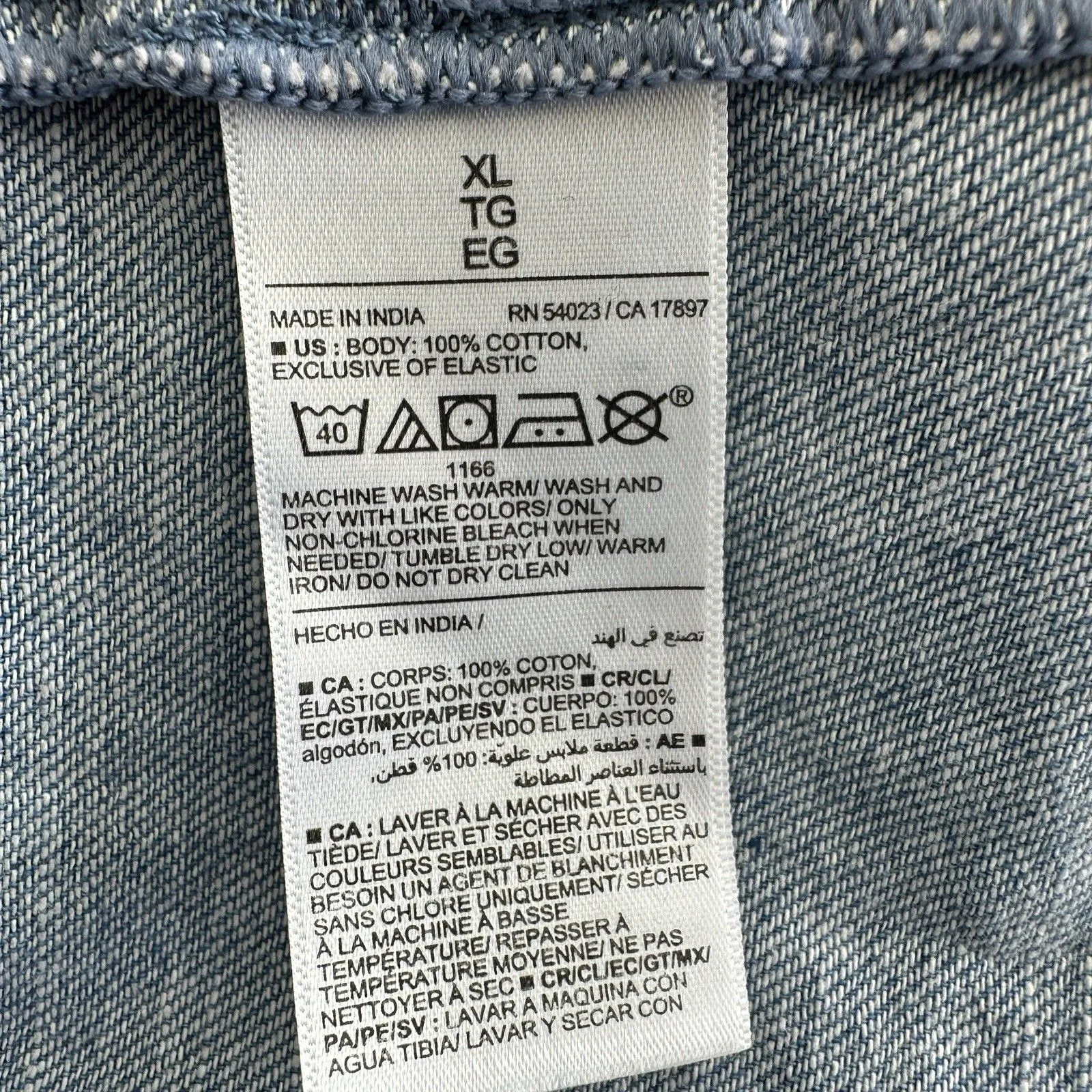 Old navy womens Fit & Flare Sleeveless Denim Midi Dress size XL Square-Neck - Image 9