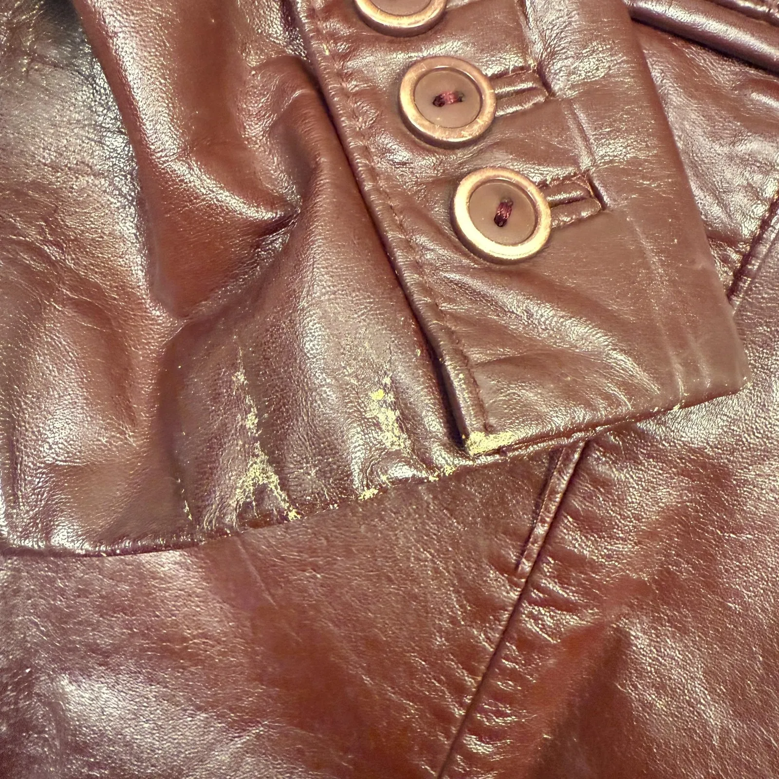 Vintage Etienne Aigner Leather Blazer Jacket Womens 18 Oxblood Business Casual - Image 13