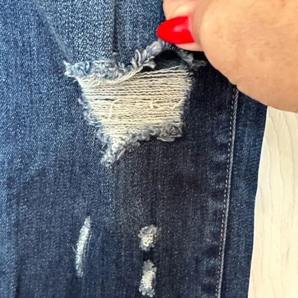 Limelush women’s Leopard Patch Skinny Jeans Size 9 Juniors - Image 3