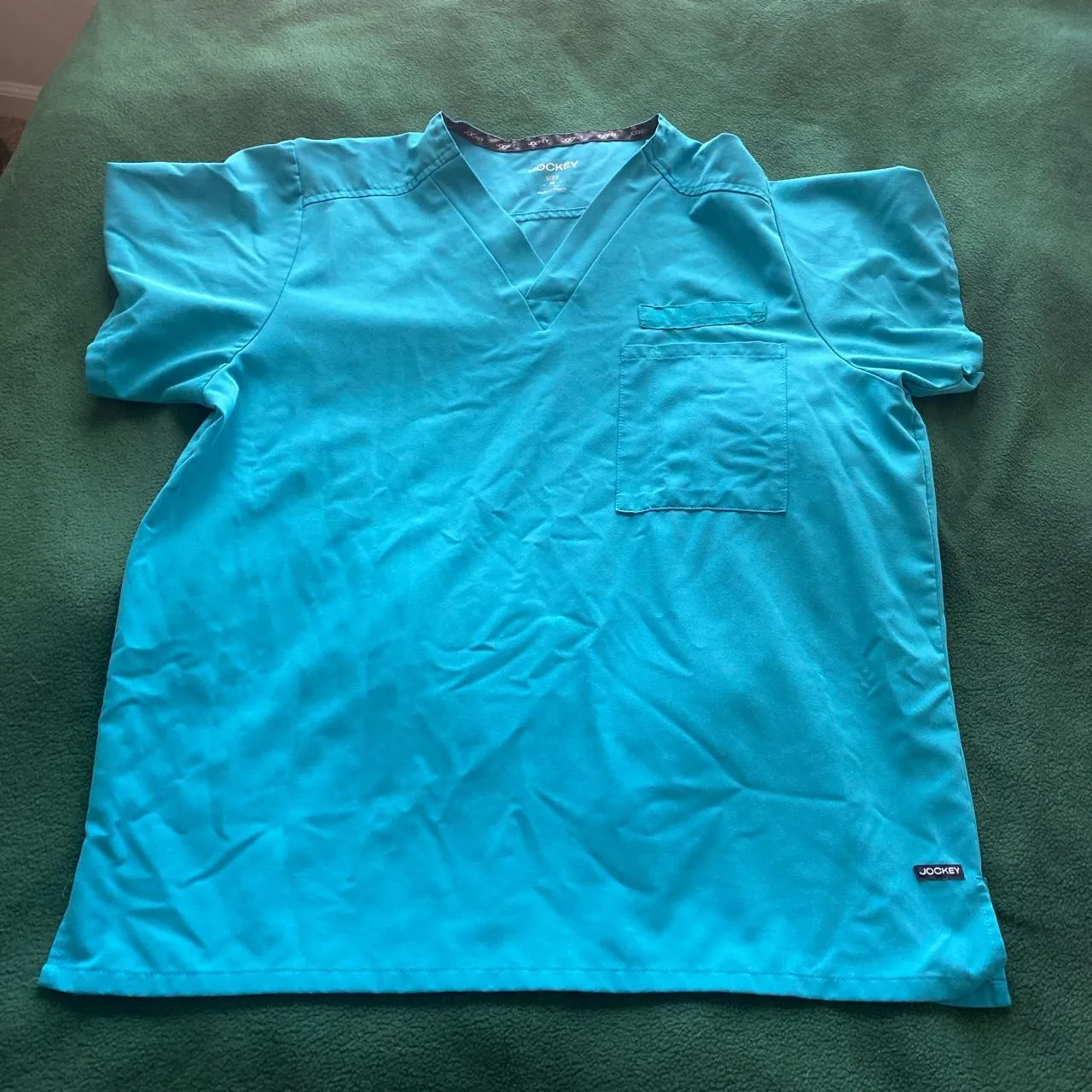 Jockey Teal Scrub Set Size L - Image 2