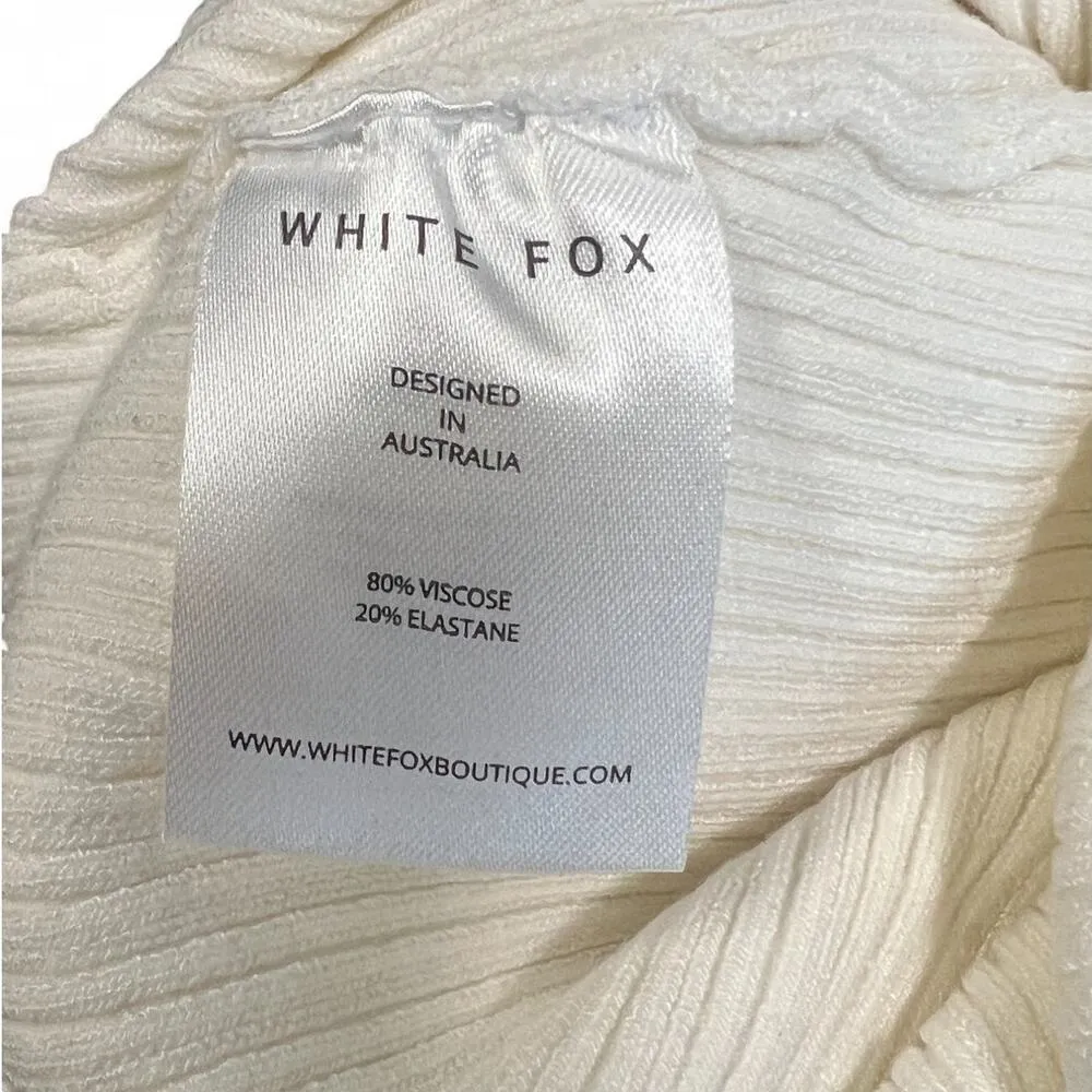 White fox One Size always loyal knit play suit O Rompers One - Image 5