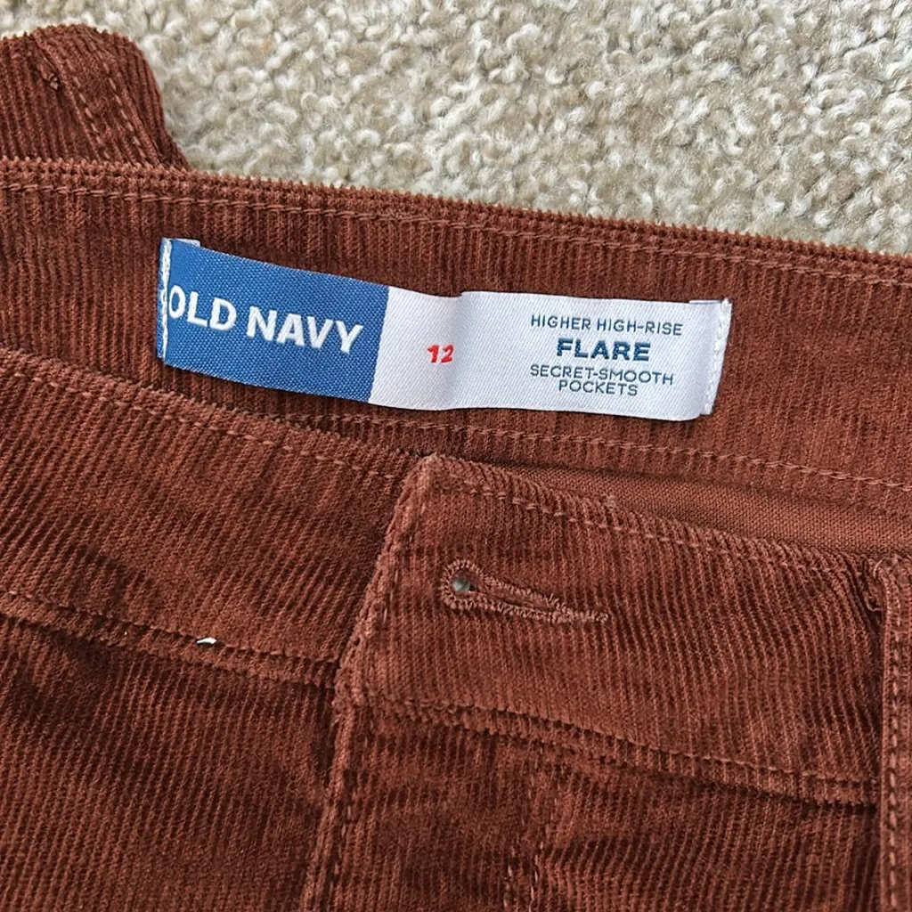 Rust Corduroy Pants - Image 2