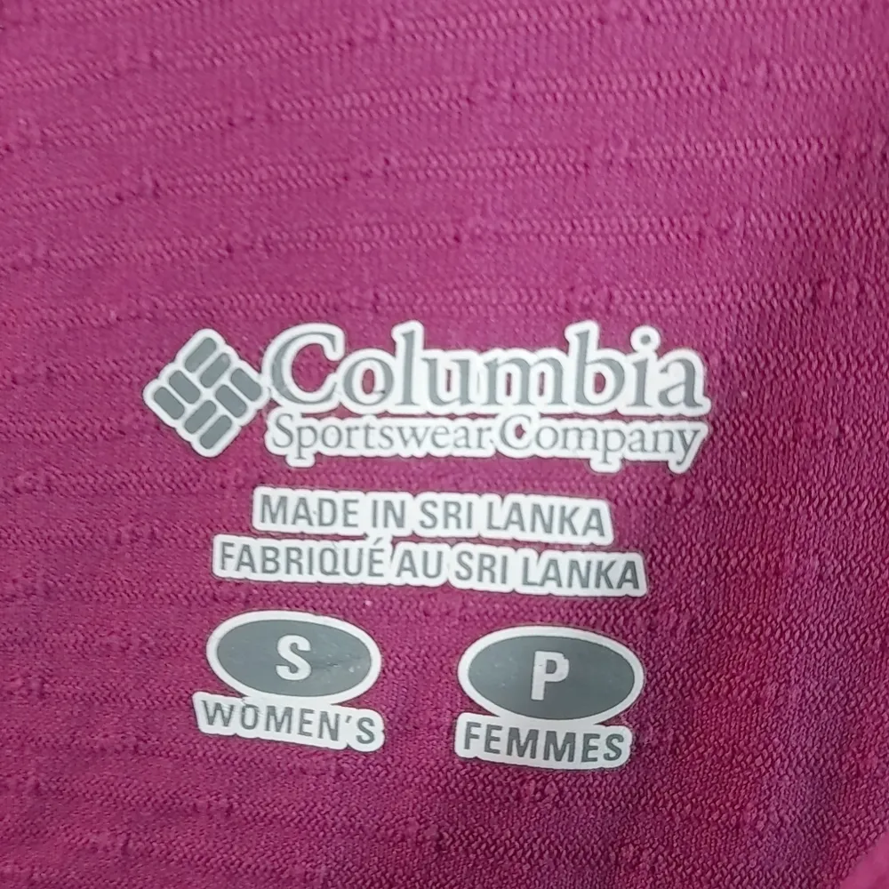 Columbia S Athletic Top Deep Pink Purple - Image 8