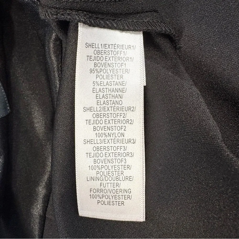 Adrianna Papell Black Lace & Ruffle Jumpsuit Size 6 - Image 15