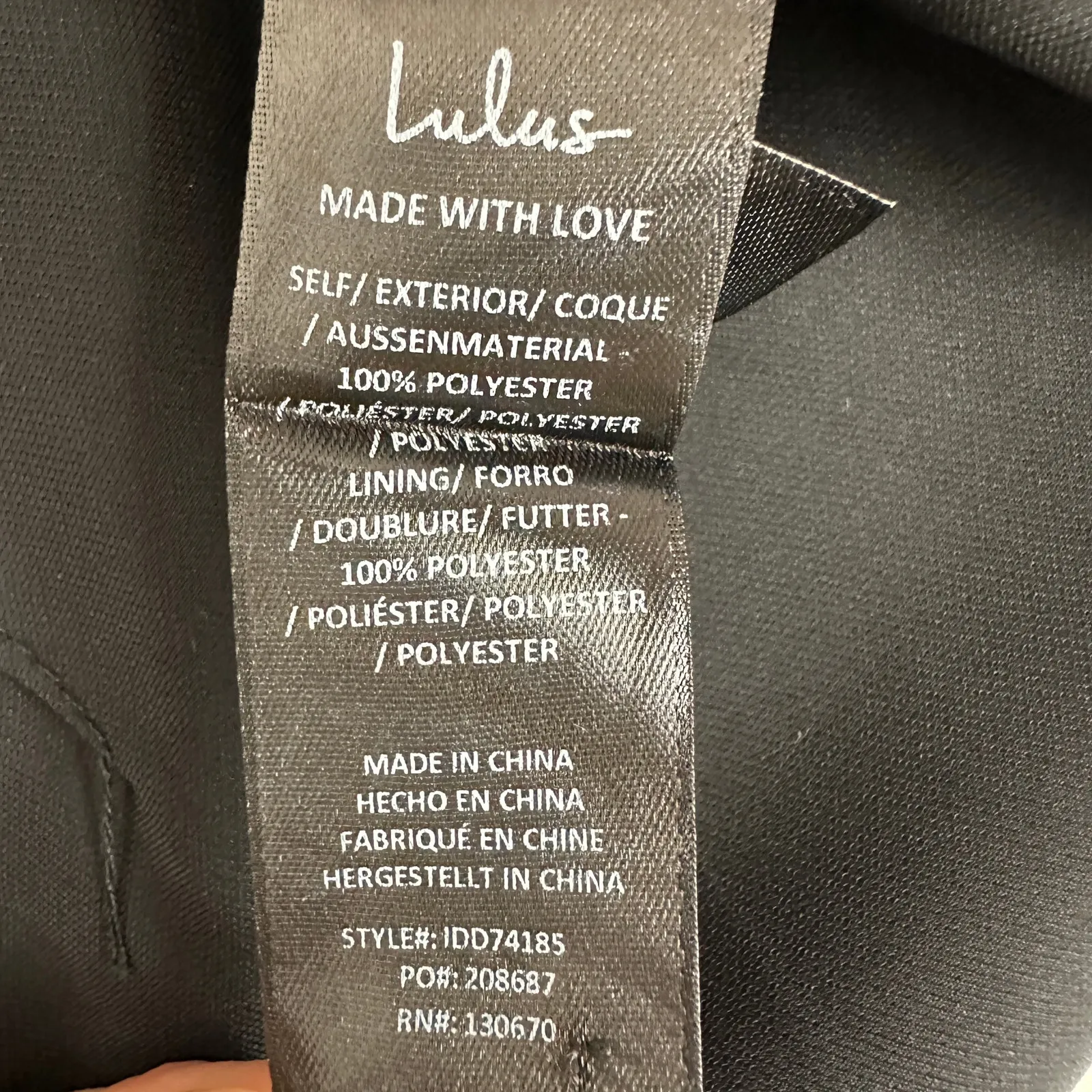 Lulus Reinette Black Midi Dress Classic Party Cocktail Minimalist Small NWT - Image 8