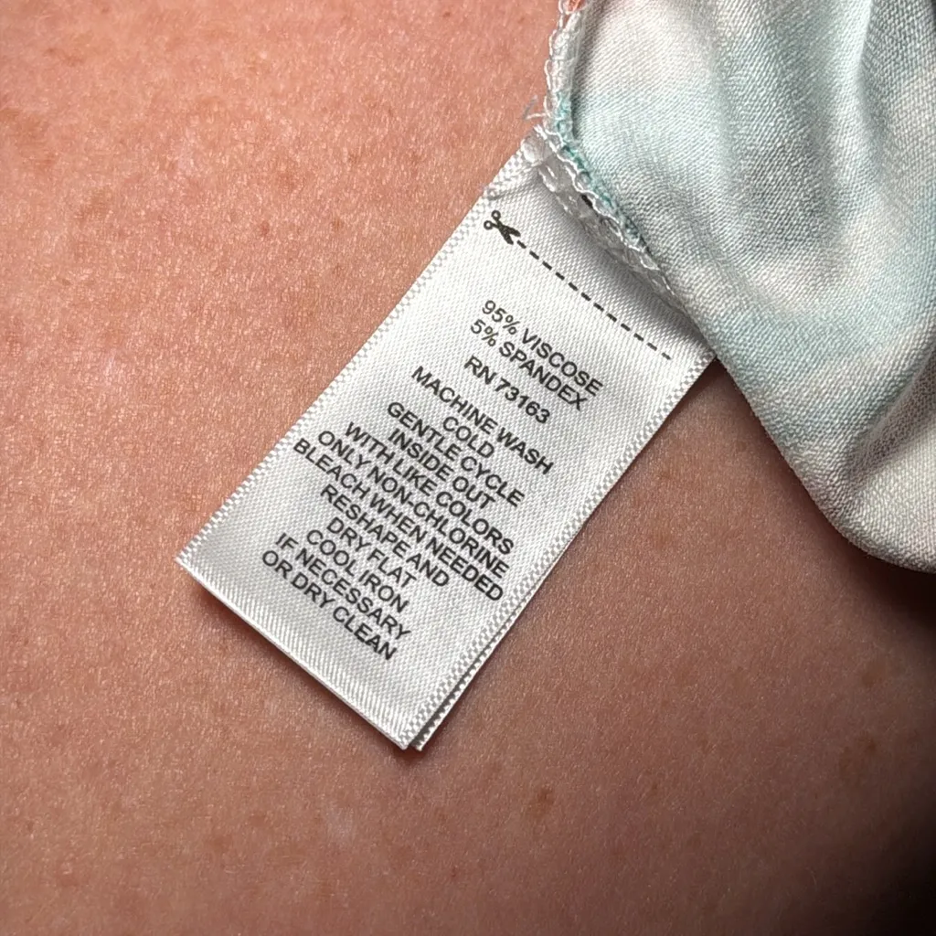 Cupio Women’s‎ Colorful Striped Scoop Neck Short Sleeve Dress Size Large - Image 6