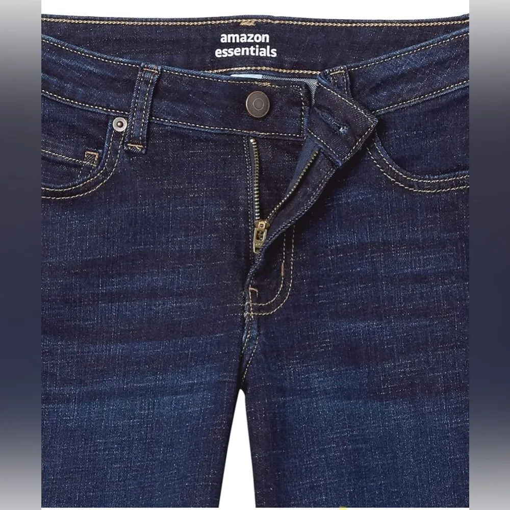 Amazon Essentials Women's 9" Denim Bermuda Shorts (337) Blue Size 12 - Image 2