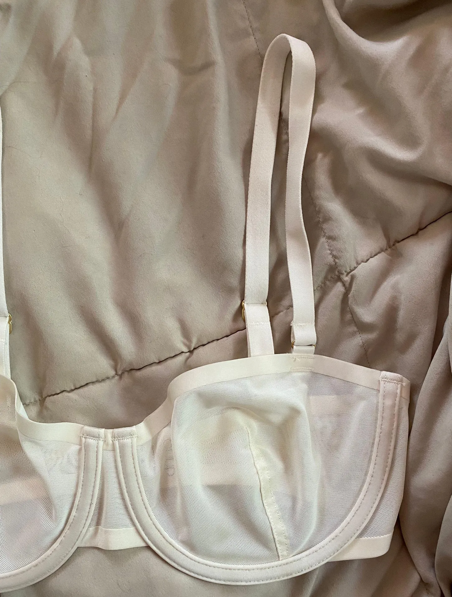 CUUP Balconette Bra White Size M - Image 3