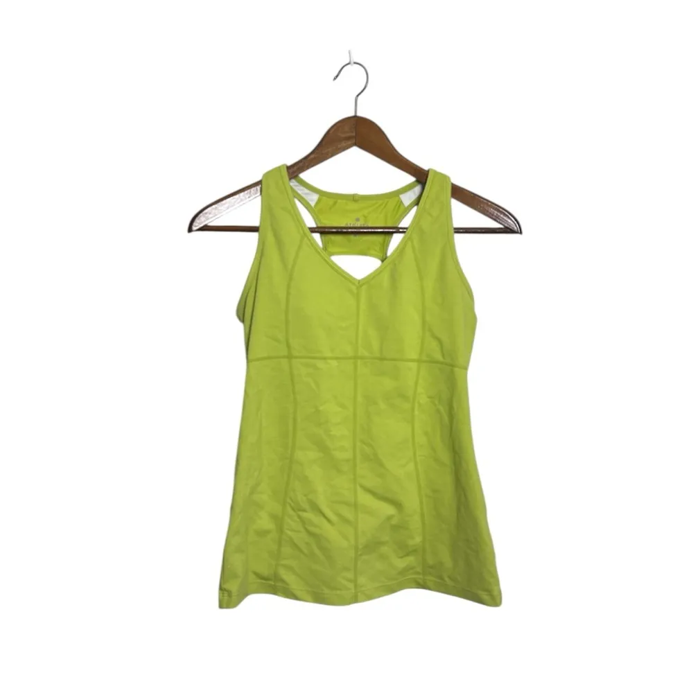 Athleta Lime Green Athletic Equator Tank Top - Image 4