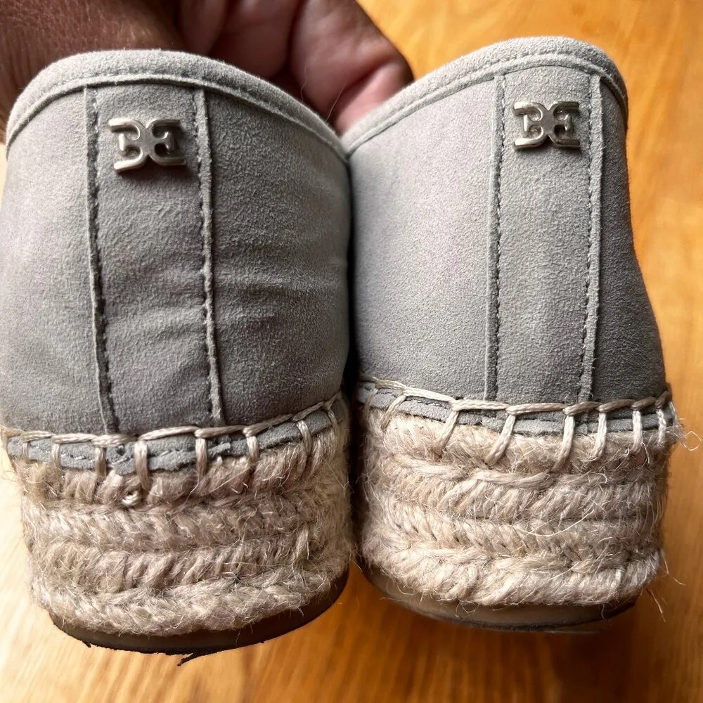 Sam Edelman Women Catherine Woven Seafoam Sage Green Platform Slip-on Espadrille - Image 8