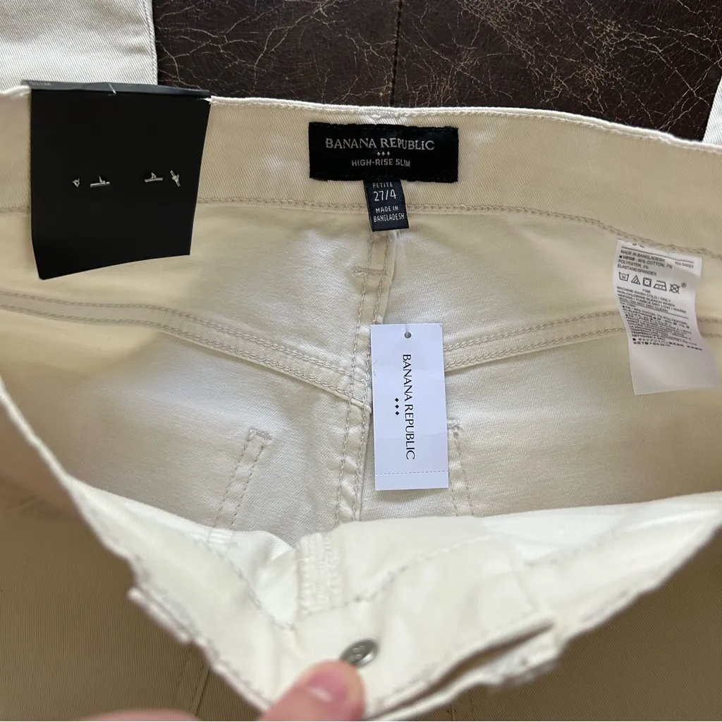 Banana Republic Slim High Rise Cargo Ankle Pant - Image 5