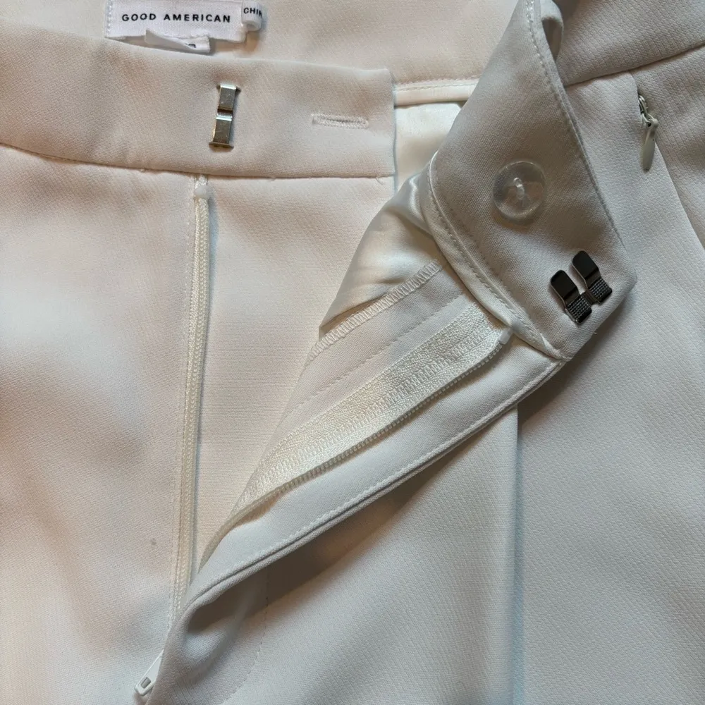 Good American Suiting Column Trouser in Ivory, Sz 2/26, Inseam: 26.5” - Image 12