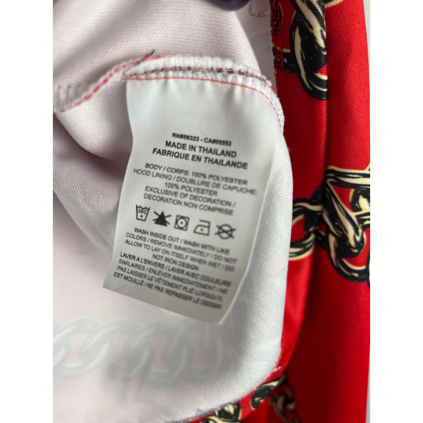 Nike Sportswear Icon Clash‎ Womens Cropped Hoodie Loose Fit Red Chain Size Small - Image 10