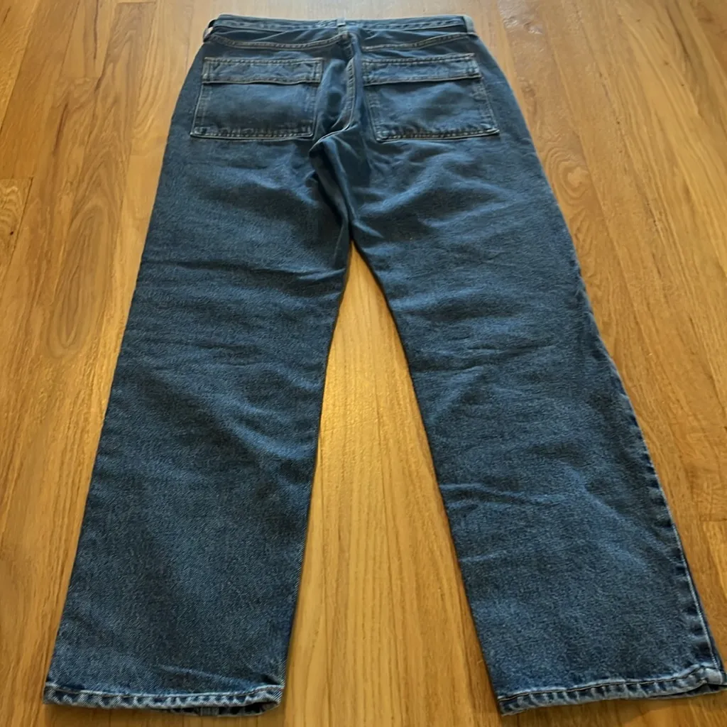 Agolde Cooper Cargo Double Knee Jeans Sz 26 - Image 8
