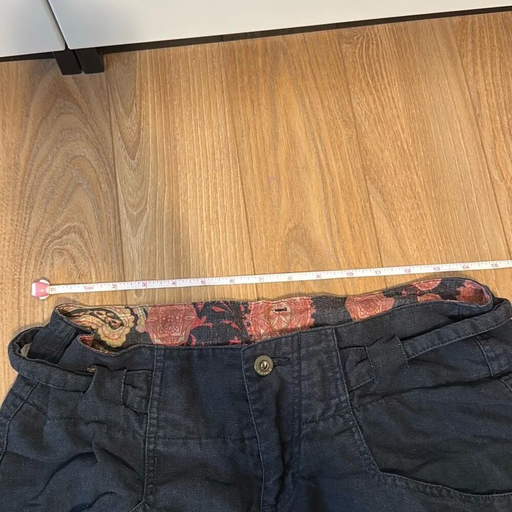 buffalo david bittman linen cotton blend women’s capri pants size 29 - Image 5